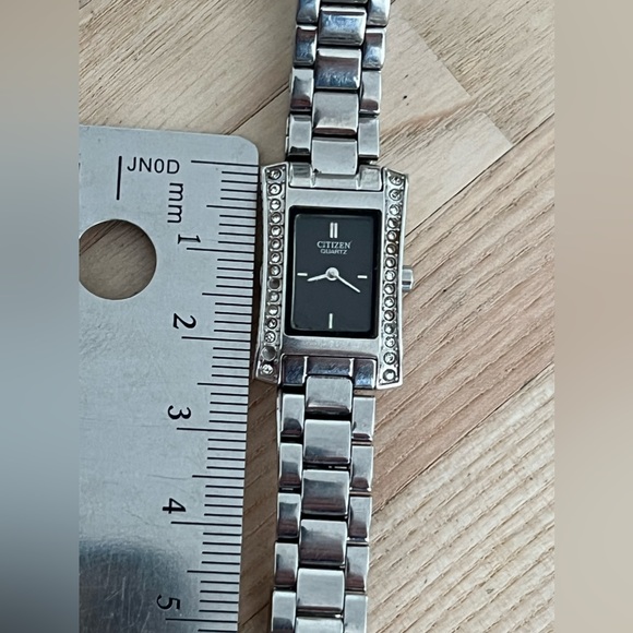 Citizen Ladies Watch Crystals Black Dial Stainless Bracelet and Case main image 7